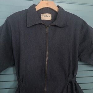 Noble Utility Dress in Denim XL